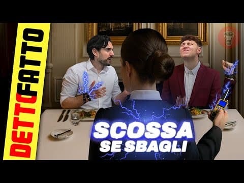 Imparate Il Galateo Ma Ogni Volta Che Sbagliate Scossa⚡️ft Il Rosso - Detto Fatto Galateo - Theshow
