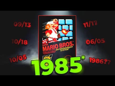 Super Mario's Missing Release Date