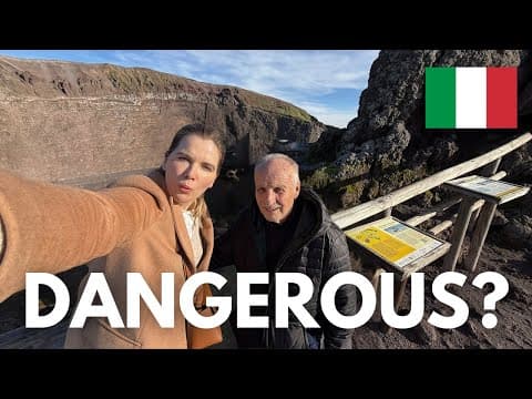 Would You Climb An Active Volcano?? | Full Tour Of Mt Vesuvius + Pompeii Archeological Park
