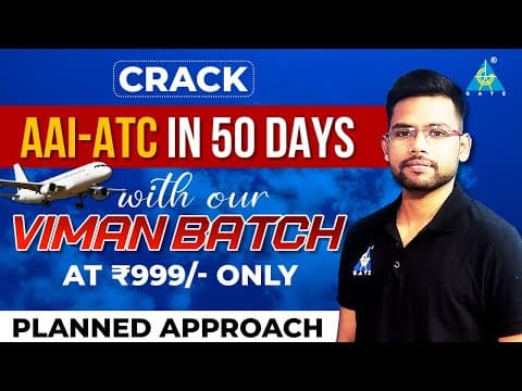 Crack Aai-atc In 50 Days With Viman Batch! 🛫 🚀