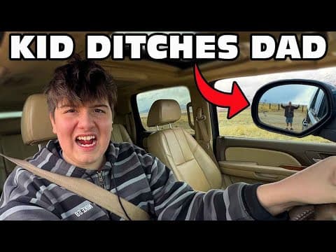 Kid Temper Tantrum Ditched Dad In The Middle Of Nowhere! [original]