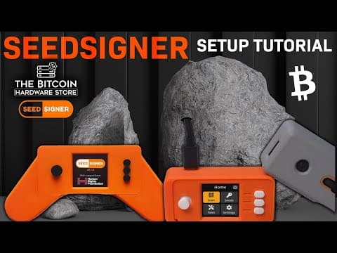How To Setup And Use Seedsigner Beginner Tutorial | Air-gapped Bitcoin Signing Device | Lesson 17