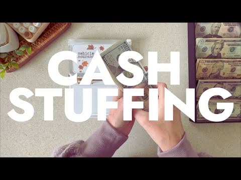 Cash Stuffing | $575 | Sinking Funds | Spending & Budgeting