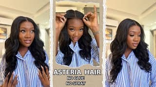 No Glue Or Spray Needed- The Best 5x5 Lace Closure Wig | Skin Melt Hd Lace Ft Asteria Hair
