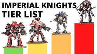 Codex Imperial Knights Tier List In Warhammer 40k 10th Edition- Strongest + Weakest Units