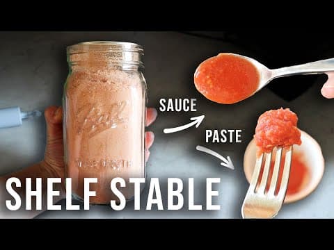 Tomato Powder Is Our Favorite Way To Preserve Tomatoes | Simple Sauce, Paste, & Shelf Stable Soup