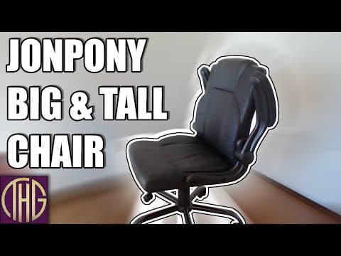 Will It Collapse?? -- Jonpony Big And Tall Office Chair Unboxing And Setup!!