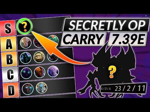 New Broken Carry In 7.39e – The Best Tempo Hero | Dota 2 Weaver Guide