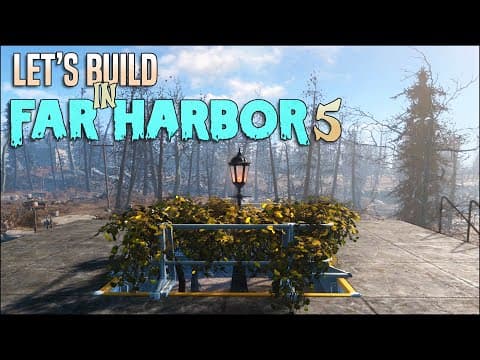Let's Build In Far Harbor (part 5) 🏡 Fallout 4 No Mods Shop Class