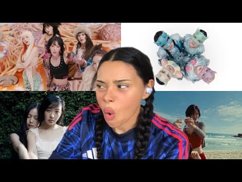 Le Sserafim 'spaghetti' / Vvup 'house Party' / Yves 'ex Machina' / Hwasa 'good Goodbye' Mv  Reaction