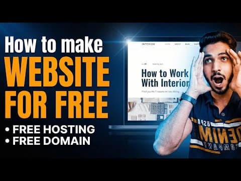 How To Create A Free Website In 2026 🚀 Free Hosting Complete Setup [a-z] | Free Website कैसे बनाएं?