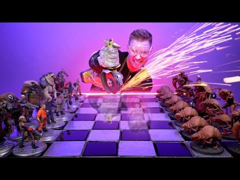 I Spent 3 Months Making A Sci-fi Chess Set