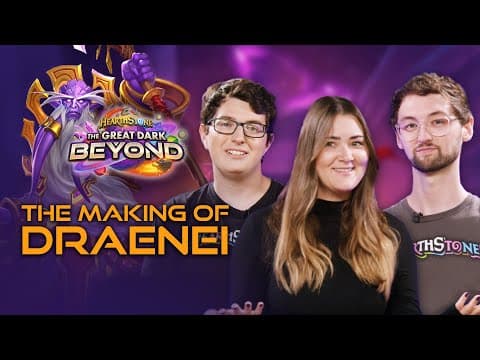 The Making Of Draenei | The Great Dark Beyond | Hearthstone