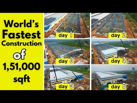 World Fastest Construction By Epack Prefab | #rslive | #4k |  Factory Build
