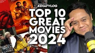 #zhafvlog - Top 10 Great Movies 2024 (international)