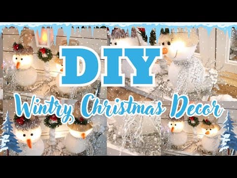 Diy Dollar Tree Wintry Christmas Decor