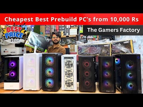 Cheapest Used Gaming Pc's Starting At Just ₹10,000 ! | Gamers Factory Nehru Place