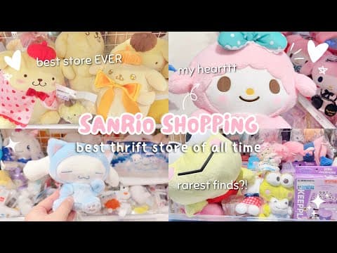 Japan Shopping Vlog 🛒💗 The Ultimate Sanrio Thrift Store, Rare Finds, Store Tour ♡