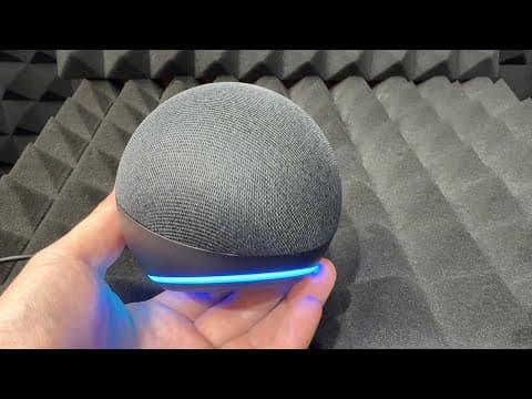 Amazon Echo Dot (5th Gen) Smart Speaker With Alexa - Charcoal Unboxing