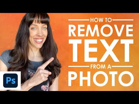 How To Remove Text From An Image In Photoshop Easy And Fast