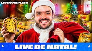 Live Beneficente De Natal! Natal Com Bauducco! - !socio - Siga @gaules Nas Redes Sociais!