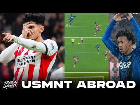 Pepi Scores A Bicycle Kick | Tyler Adams Scored From Half Field | Pulisic Rested | Usmnt Abroad
