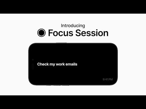 Introducing Focus Session