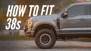 How To Fit 38s On Your Ford Super Duty (the Right Way)