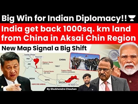 Big Win For Indian Diplomacy | India Gets Back 1000 Sq Km Land From China In Aksai Chin