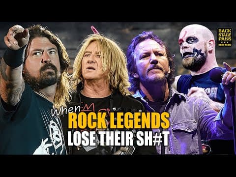 🔥the Most Epic On-stage Meltdowns Ever! When Rock Legends Lose Their S**t 🤬