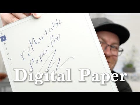 Like Paper, But Way Better - Remarkable Paper Pro