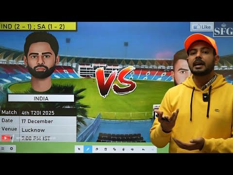 4th T20i Prediction: Who Will Win? Pitch Report | India Vs South Africa 4th T20i Match Analysis