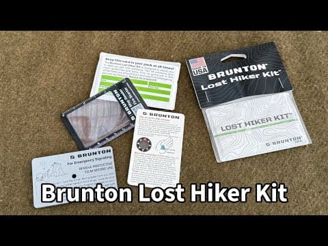Brunton Lost Hiker Kit Review | Simple Survival & Rescue Essentials With Dave Canterbury