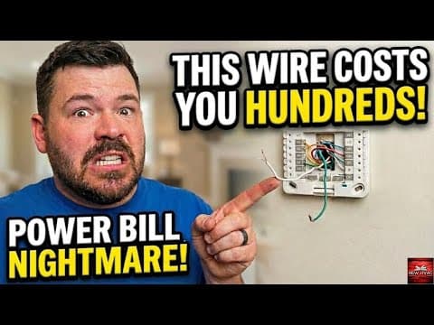 The $500 Heat Pump Wire Problem!