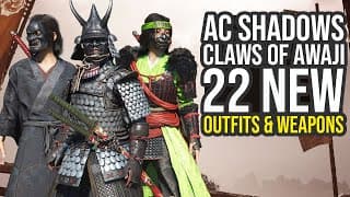 Don't Miss All Assassin's Creed Shadows Claws Of Awaji Armor Sets & Weapons... (ac Shadows Dlc)