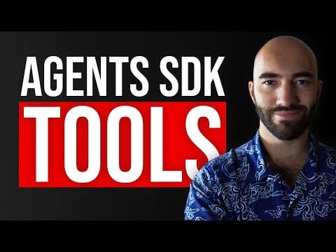 Openai's Agents Sdk | Tools And Agents-as-tools Explained