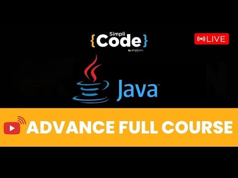 🔥advance Java Full Course 2025 | Advance Java Tutorial | Java Servlets | Jdbc | Api | Simplicode