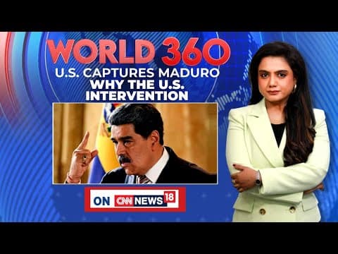 Trump Claims President Maduro Captured After U.S. Strike on Caracas | US Venezuela War | News18