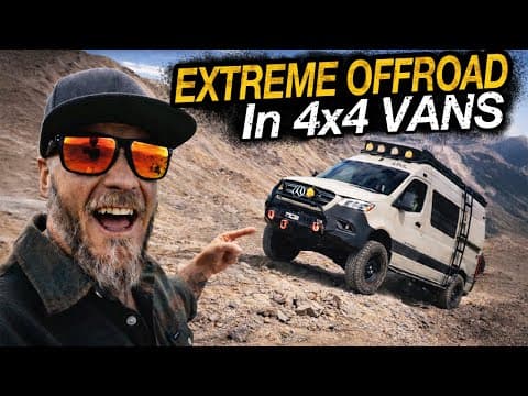 Extreme Off-road Van Life | Taking 4x4 Sprinter Vans Up Imogene Pass