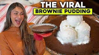 Viral Gooey Brownie Pudding But Low Carb And Sugar Free!