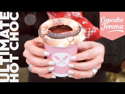 Deluxe Hot Chocolate With Homemade Marshmallow Fluff | Cupcake Jemma
