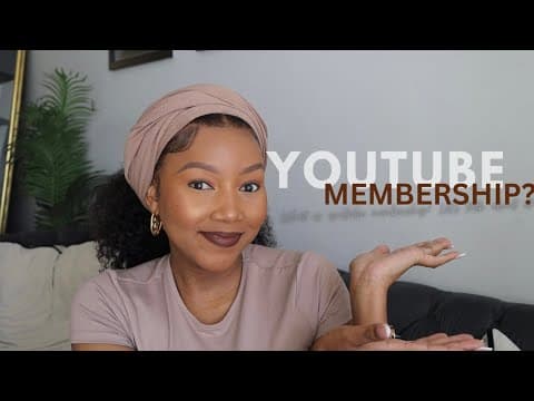 Youtube Membership? Let’s Talk About It..