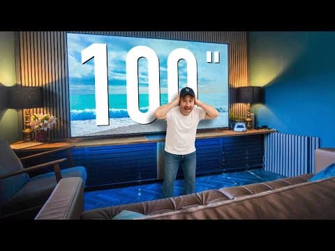 The Biggest Lg Tv You Can Buy! The 100 Inch Lg Qned Evo Qned86 4k Miniled Is Insane
