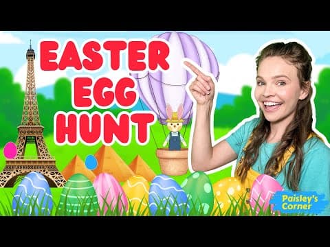 Easter Egg Hunt Around The World | Learn Colors & Instruments For Toddlers - Best Toddler Videos