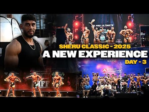 Sheru Classic 2025 – Day 3 Vlog | New Champions, New Energy! 💪🔥 #rajaajith #ifbbpro