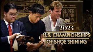Watch The Best Shoe Shiners Battle It Out! | 2024 U.s. Shoe Shining Competition | Kirby Allison