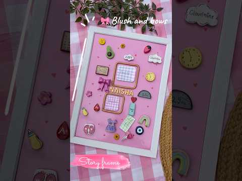 Turning baby moments into forever memories 🍼💫 Custom baby photo frame 🖼️ #diy #craft #ytshorts