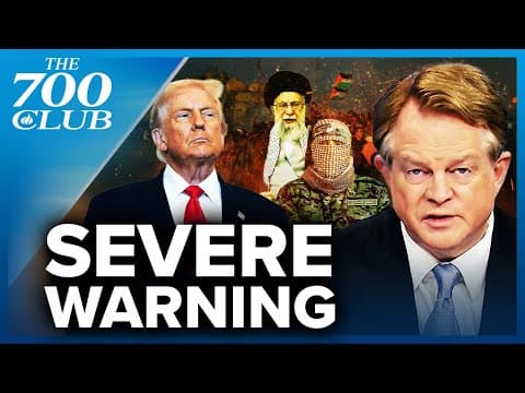Trump Sends A New Threat To Iran & Hamas | 700 Club