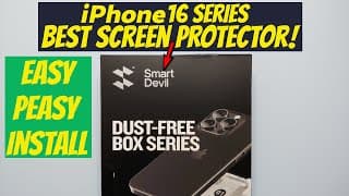 Best Iphone 16 (plus/pro/pro Max) Tempered Glass Screen Protector; Smartdevil Ftw!