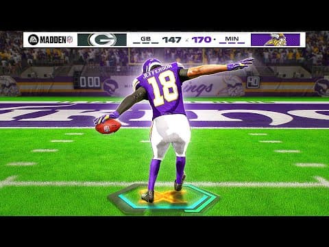 Madden, But Every Yard Celebrated Equals 1 Point
